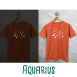 Star sign glow in the dark adult shirt