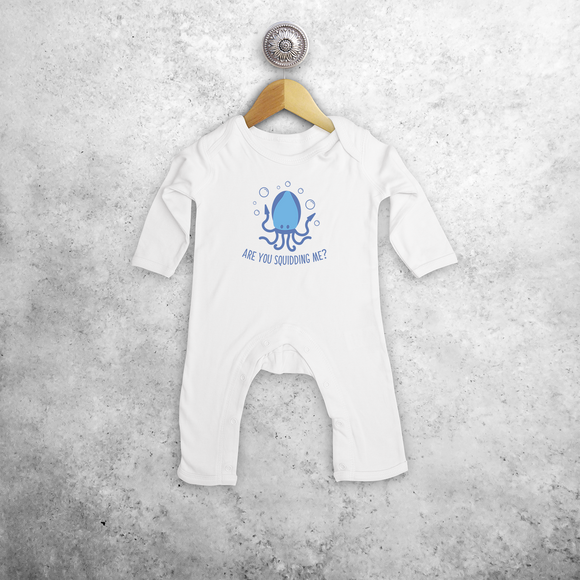 'Are you squidding me?' baby romper