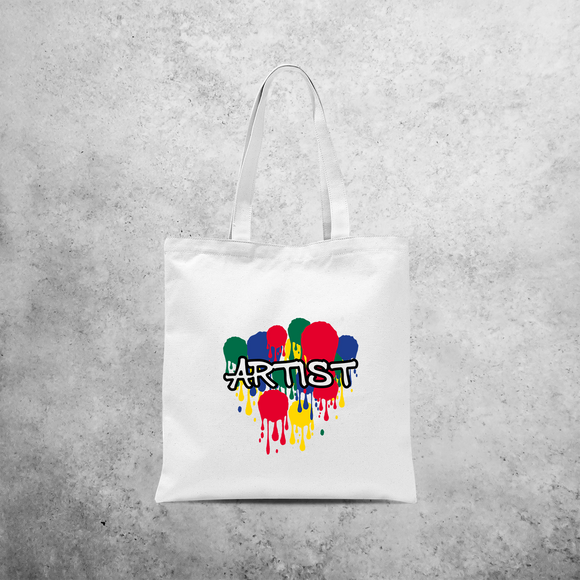 'Artist' tote bag