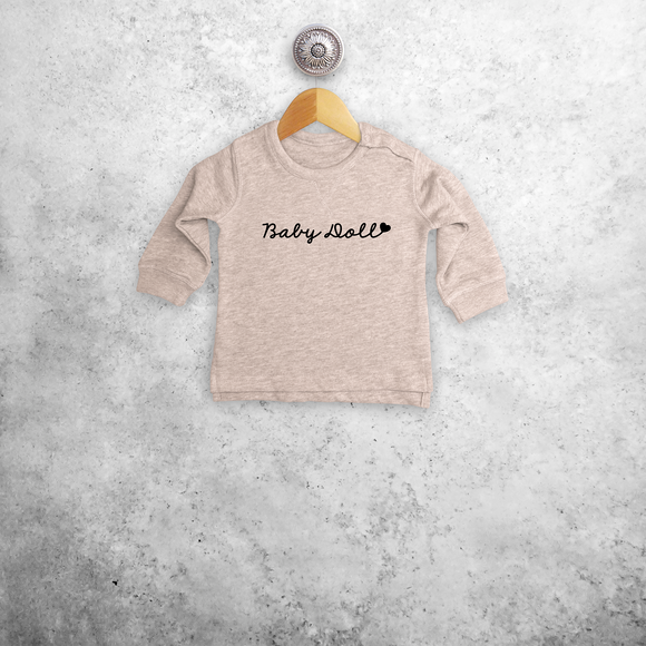 'Baby doll' baby sweater