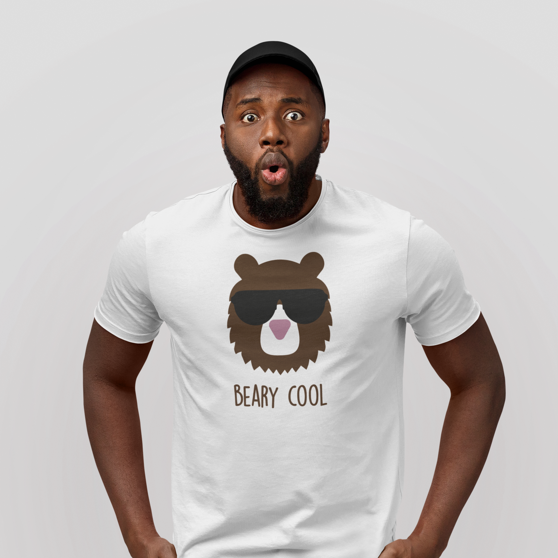 'Beary cool' adult shirt