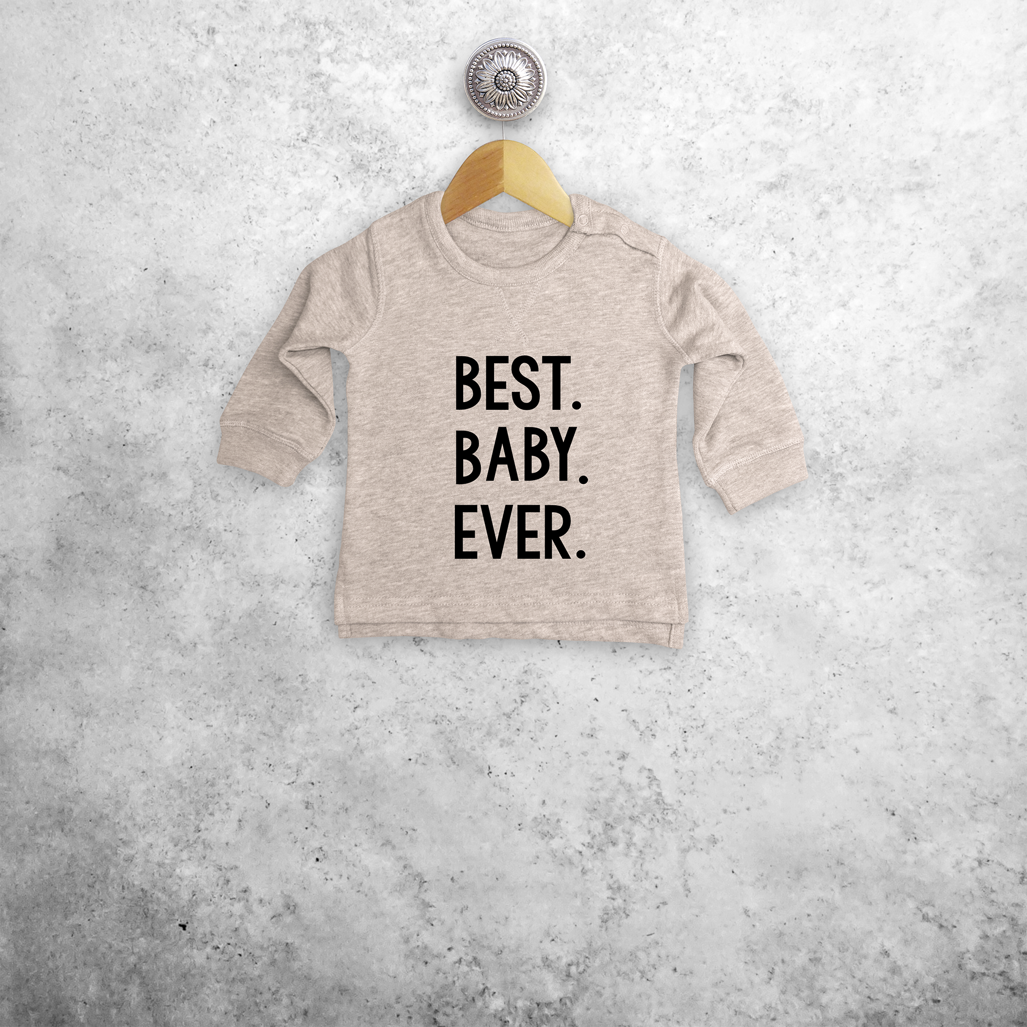 'Best. Baby. Ever.' baby sweater