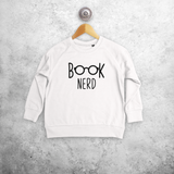 'Book nerd' kids sweater