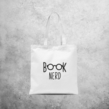 'Book nerd' tote bag