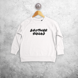 'Brother squad' kids sweater