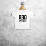 'Bro-wnies' baby shortsleeve shirt