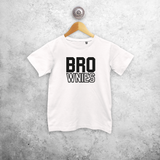 'Bro-wnies' kids shortsleeve shirt