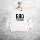 'Bro-wnies' kids sweater