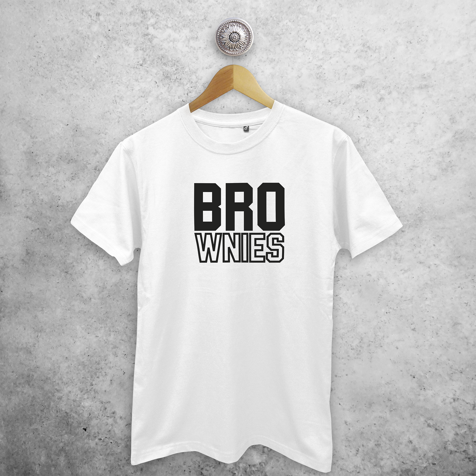 'Bro-wnies' volwassene shirt