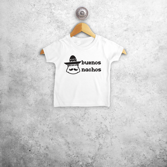 'Buenos nachos' baby shirt met korte mouwen