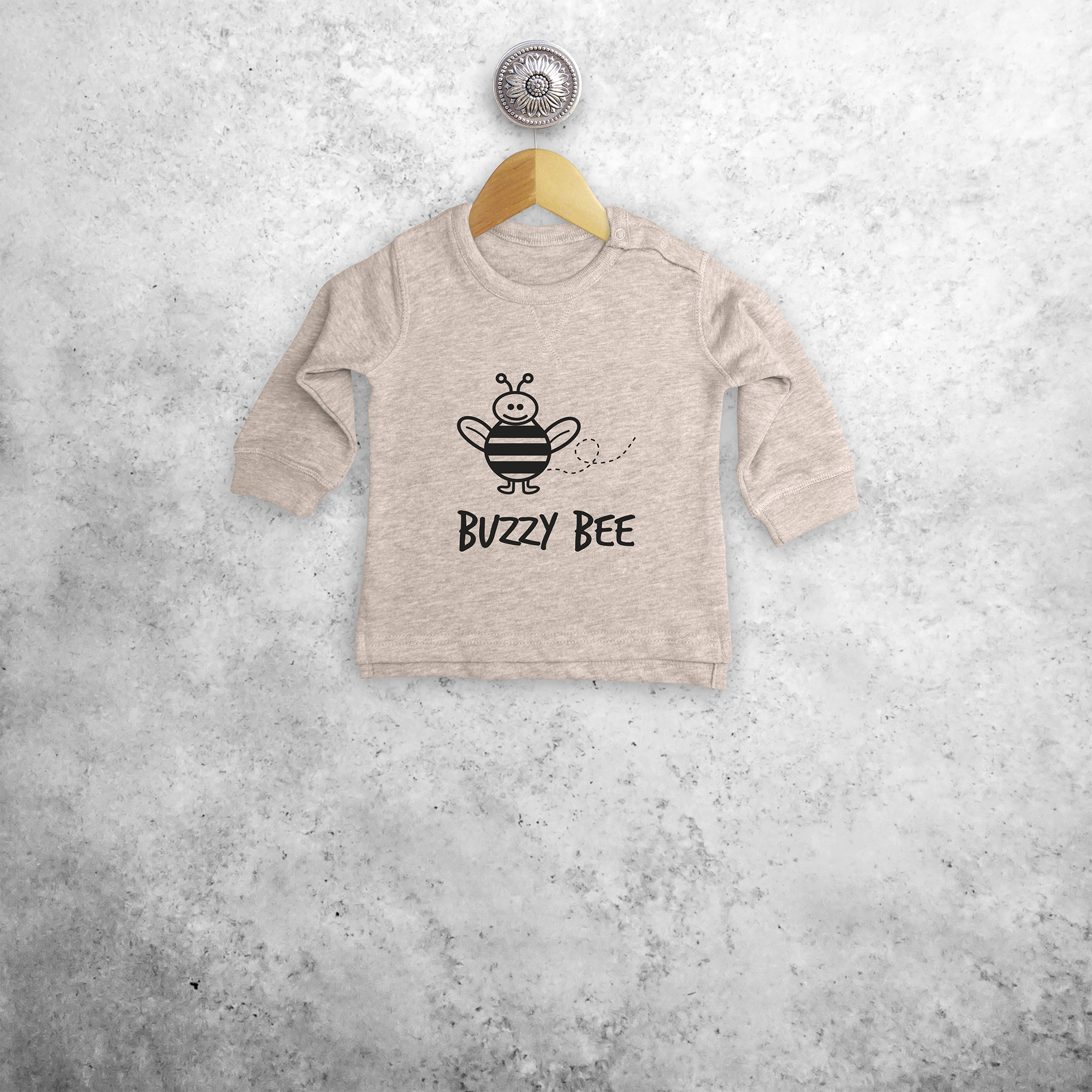 'Buzzy bee' baby sweater