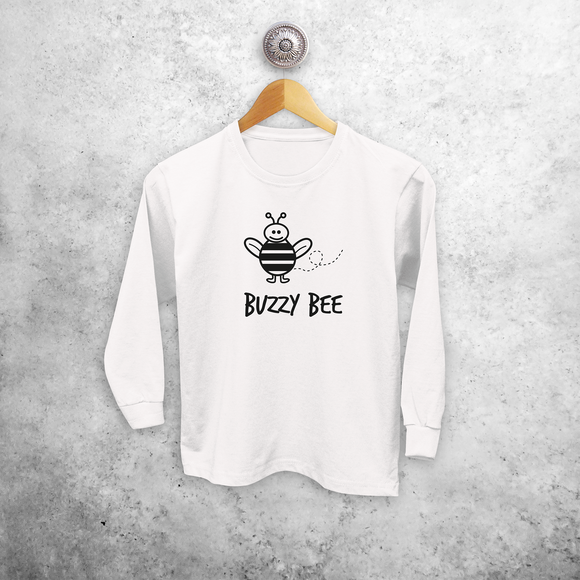 'Buzzy bee' kind shirt met lange mouwen