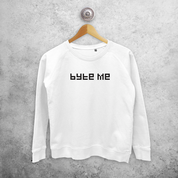 'Byte me' sweater