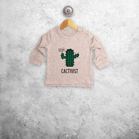 'Cactivist' baby sweater