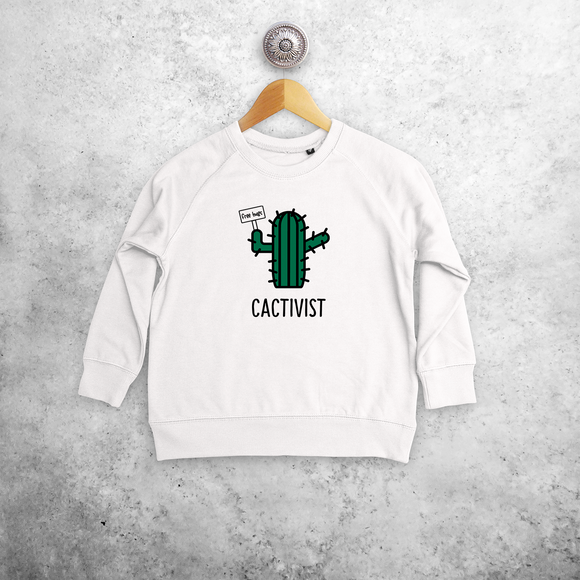 'Cactivist' kids sweater