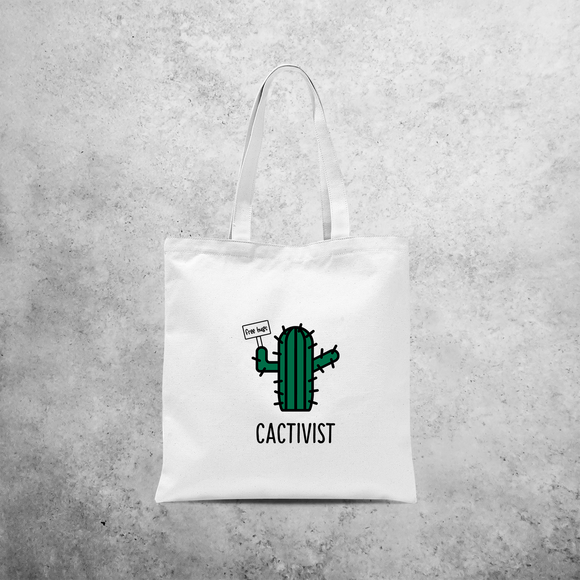 'Cactivist' tote bag