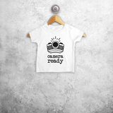 'Camera ready' baby shortsleeve shirt