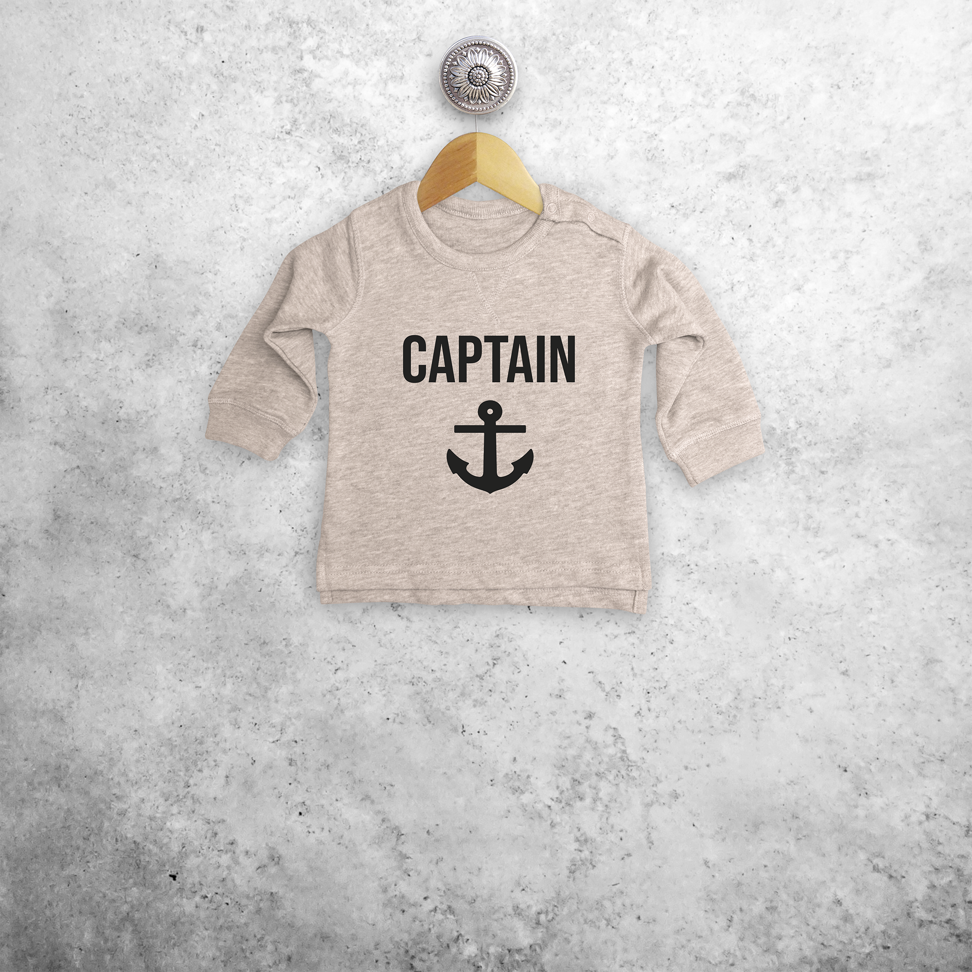 'Captain' baby sweater