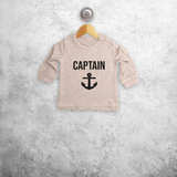 'Captain' baby sweater