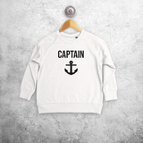 'Captain' kids sweater