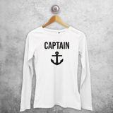 'Captain' adult longsleeve shirt