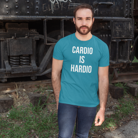 'Cardio is hardio' volwassene shirt