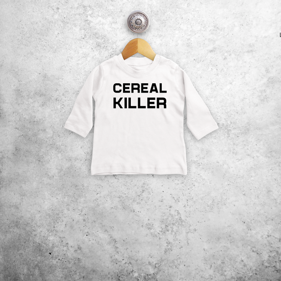 'Cereal killer' baby longsleeve shirt