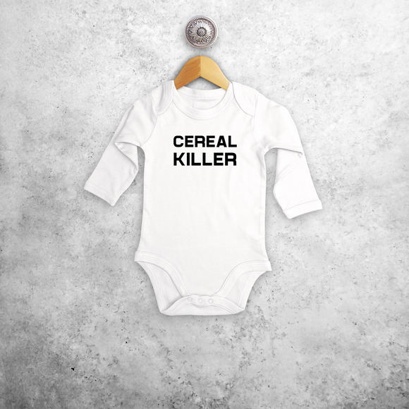 'Cereal killer' baby longsleeve bodysuit