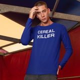 'Cereal killer' volwassene shirt met lange mouwen