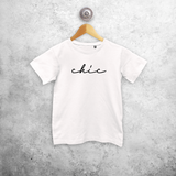 'Chic' kind shirt met korte mouwen