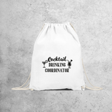 'Cocktail drinking coordinator' backpack