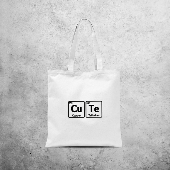 'Cute' tote bag