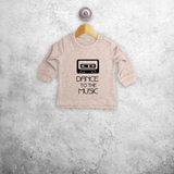 'Dance to the music' baby sweater