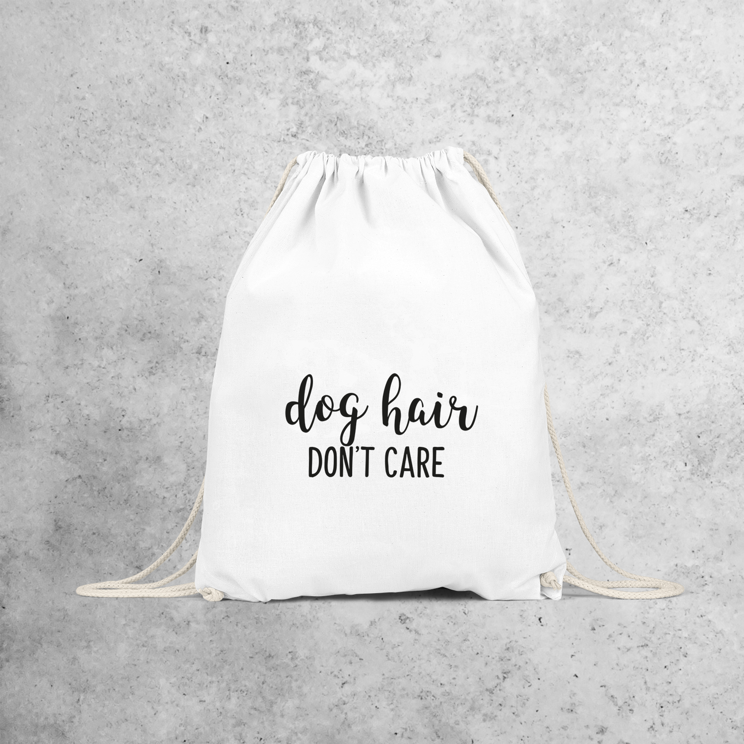 'Dog hair, don't care' backpack