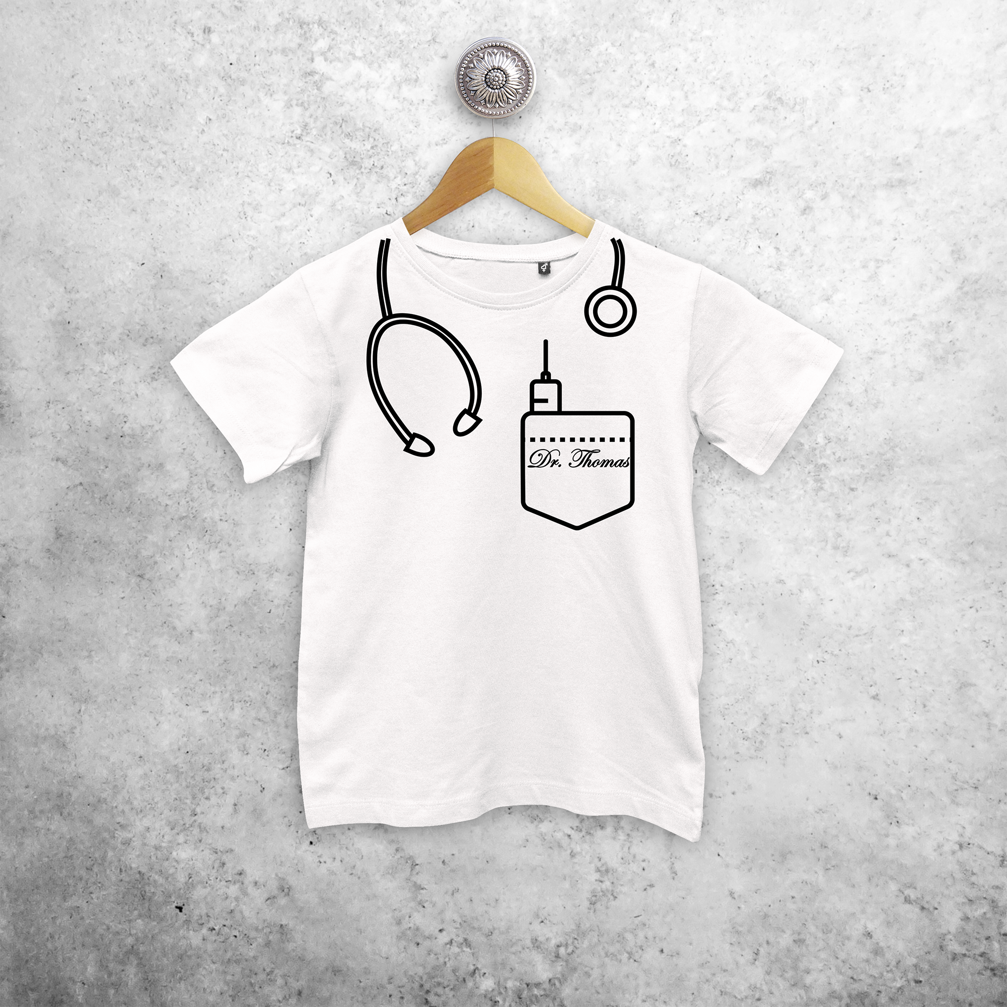 Dokter kind shirt met korte mouwen