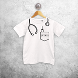 Dokter kind shirt met korte mouwen