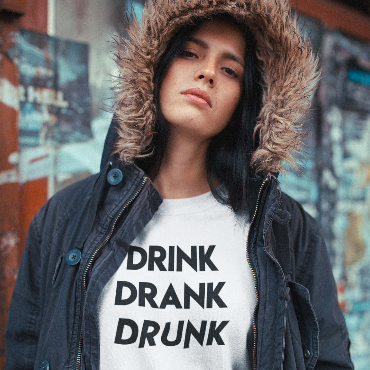'Drink, Drank, Drunk' sweater