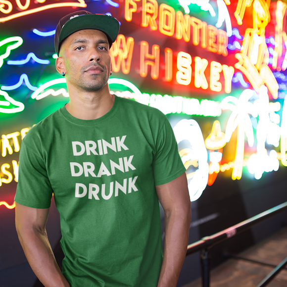'Drink / Drank / Drunk' volwassene shirt
