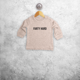'Farty hard' baby trui