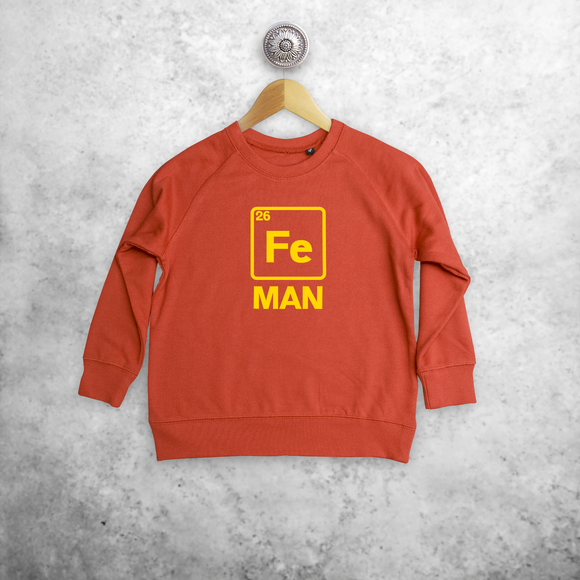 'Fe man' kids sweater