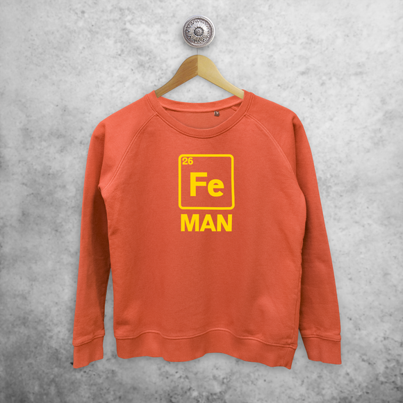 'Fe man' sweater