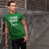 'I speak french fries' adult shirt