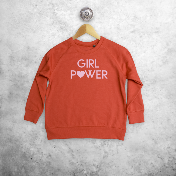 'Girl power' kids sweater