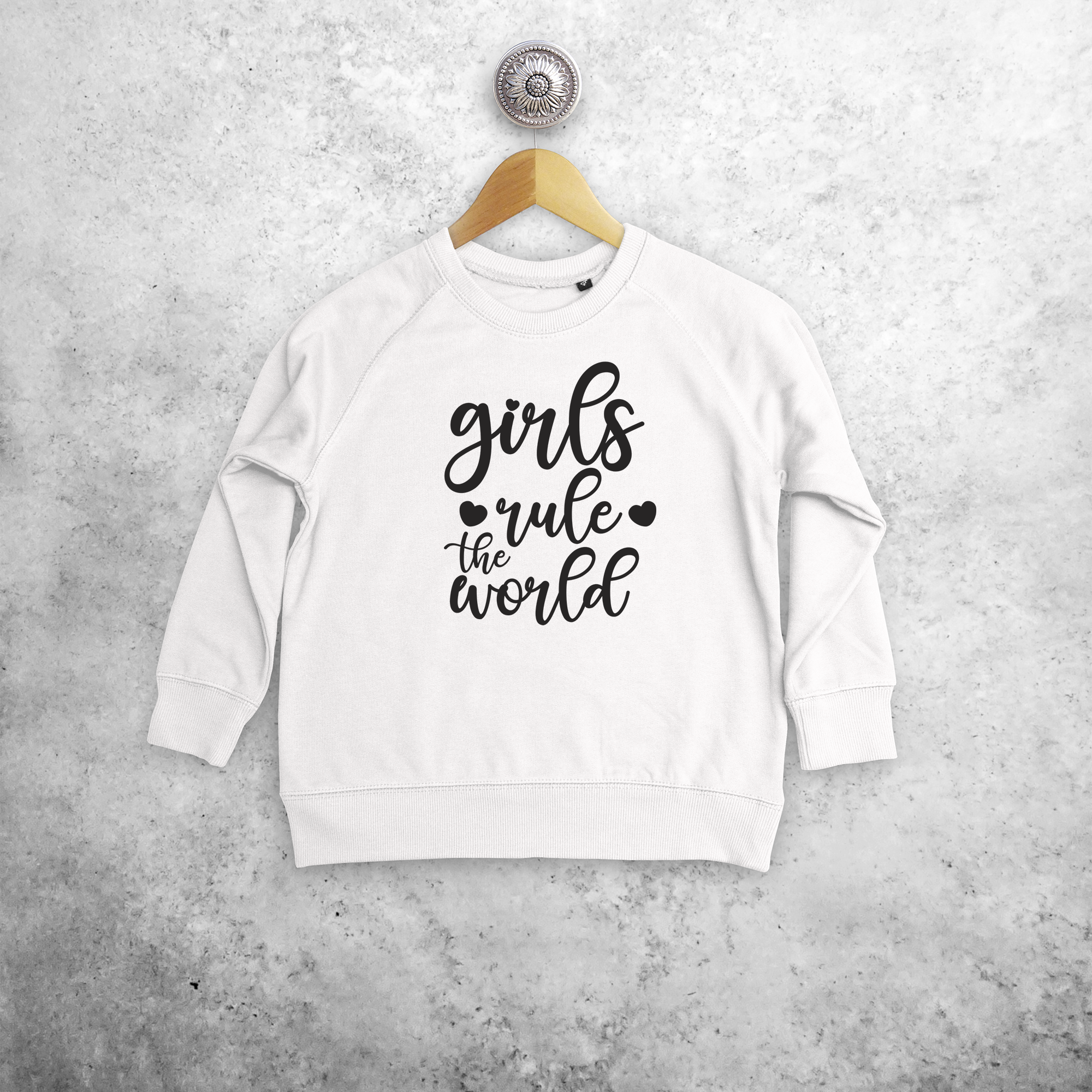 Girls rule the world kids sweater KMLeon