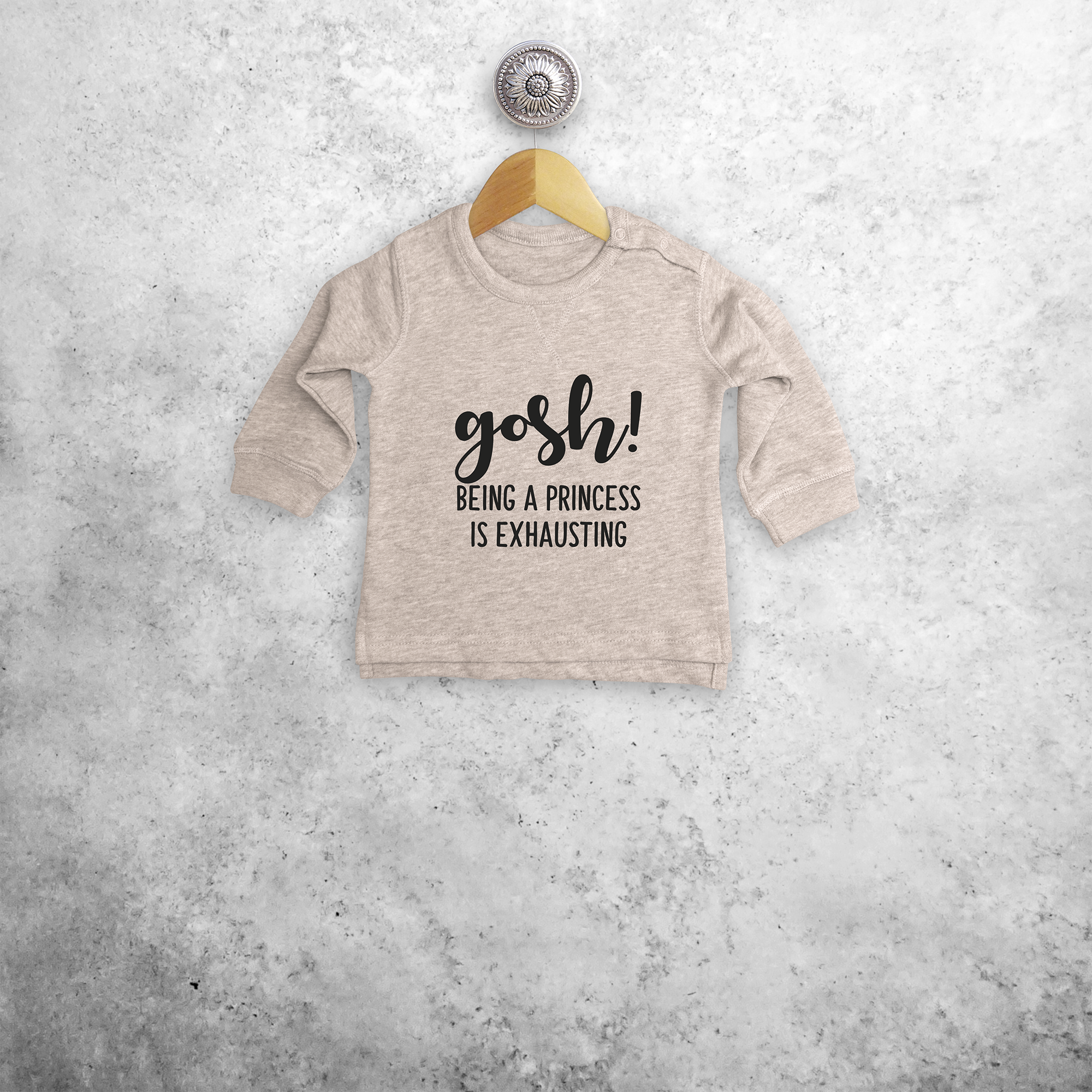 'Gosh! Being a princess is exhausting' baby sweater