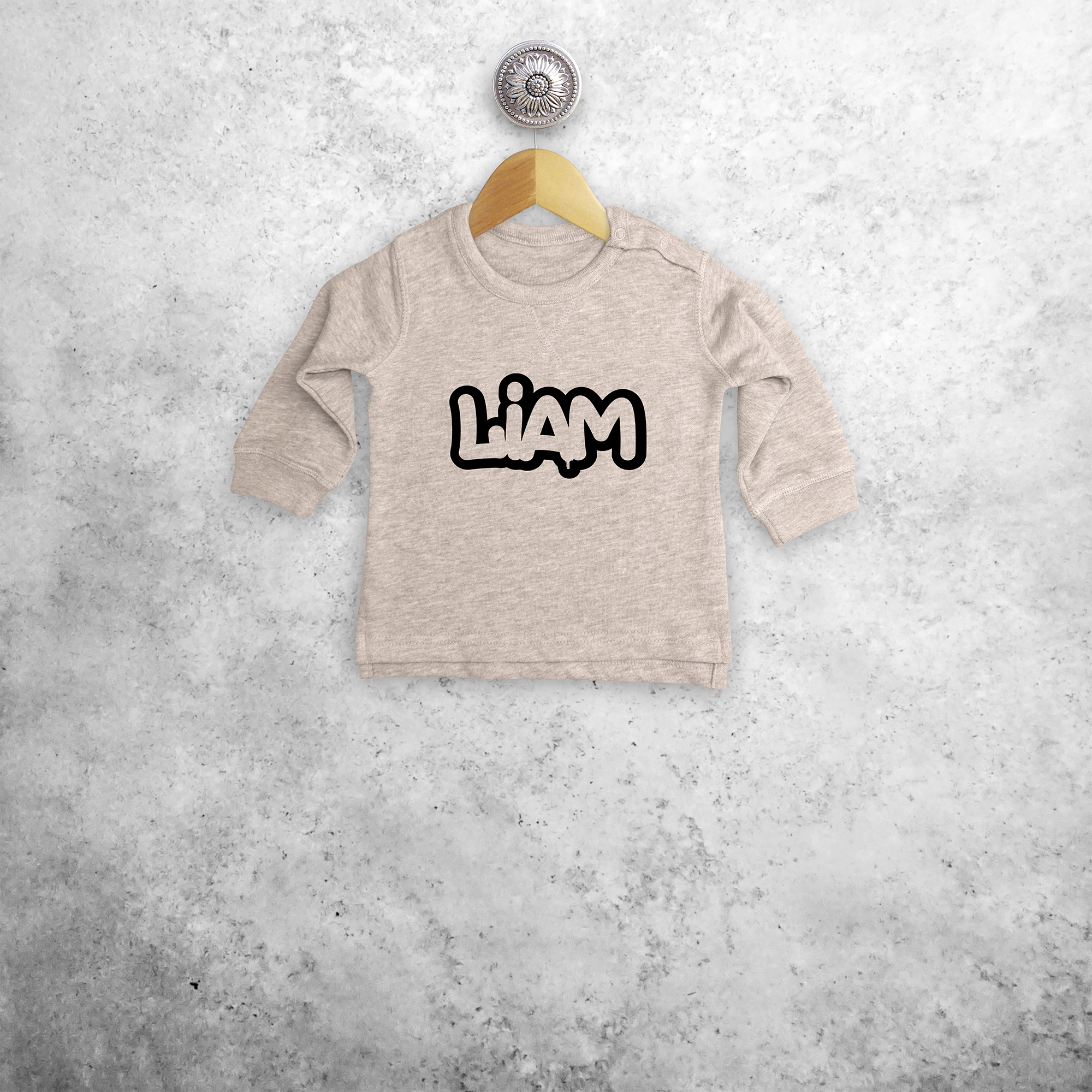 Graffiti baby sweater
