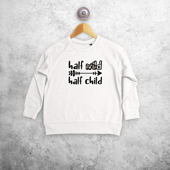 Half wild, Half child' kind trui