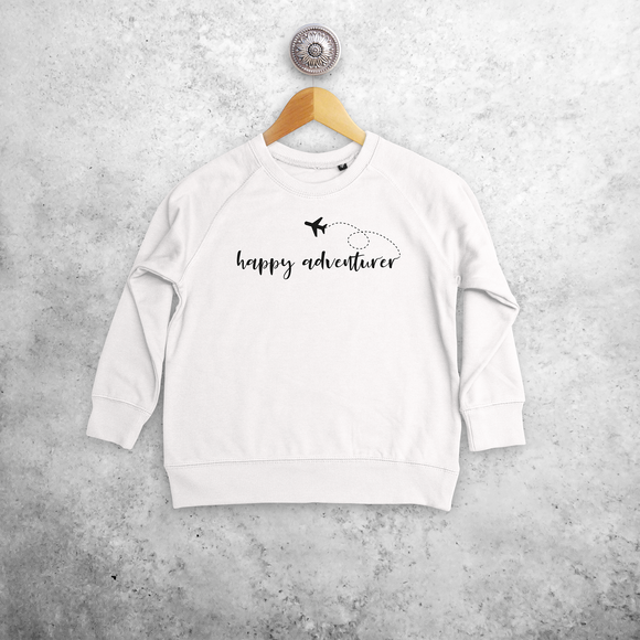 'Happy adventurer' kids sweater