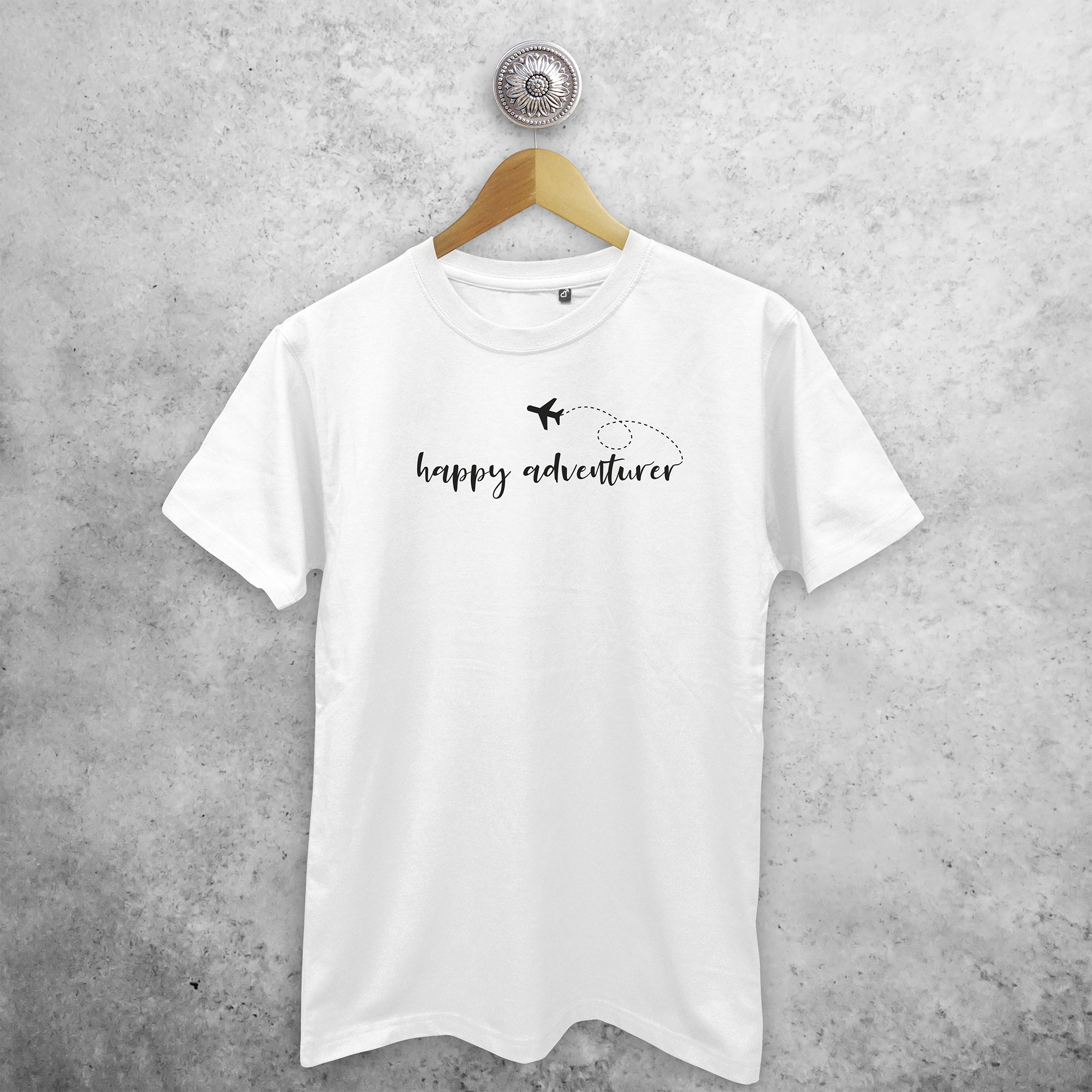 'Happy adventurer' volwassene shirt