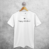 'Happy adventurer' volwassene shirt
